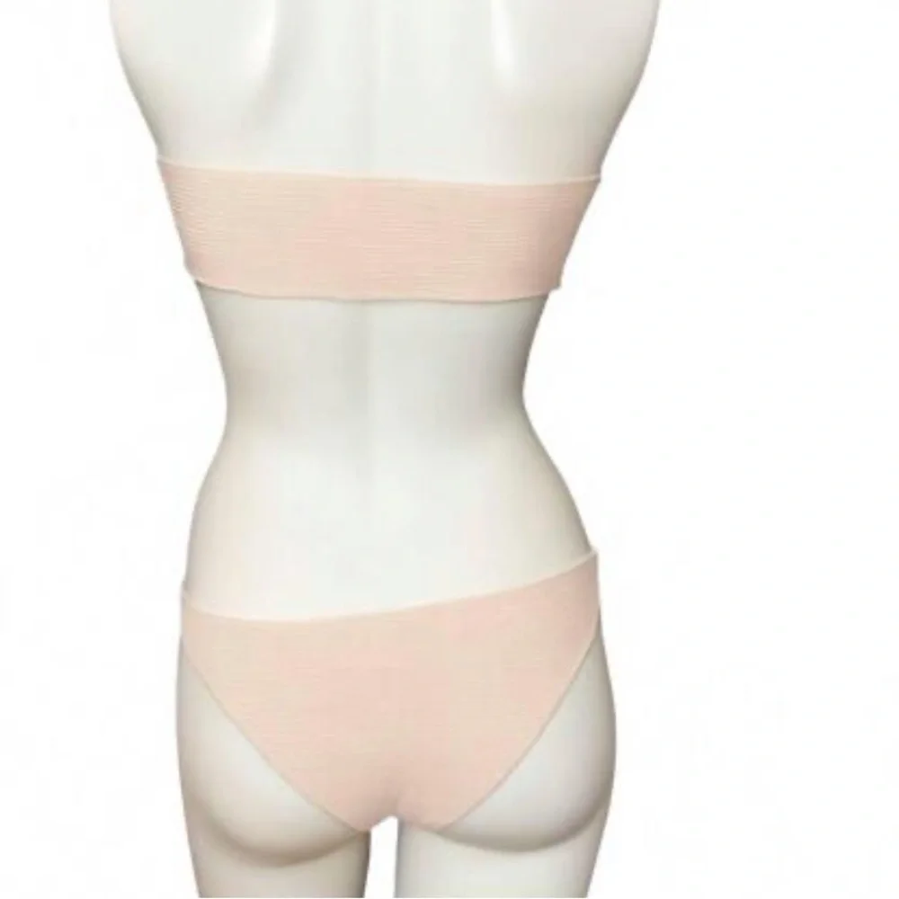 Rumer the label Rosa ribbed Bikini Bottom‎ in white